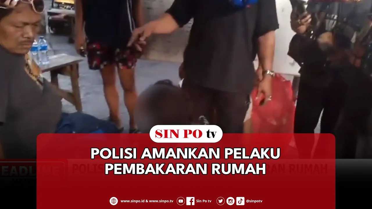 Polisi Amankan Pelaku Pembakaran Rumah