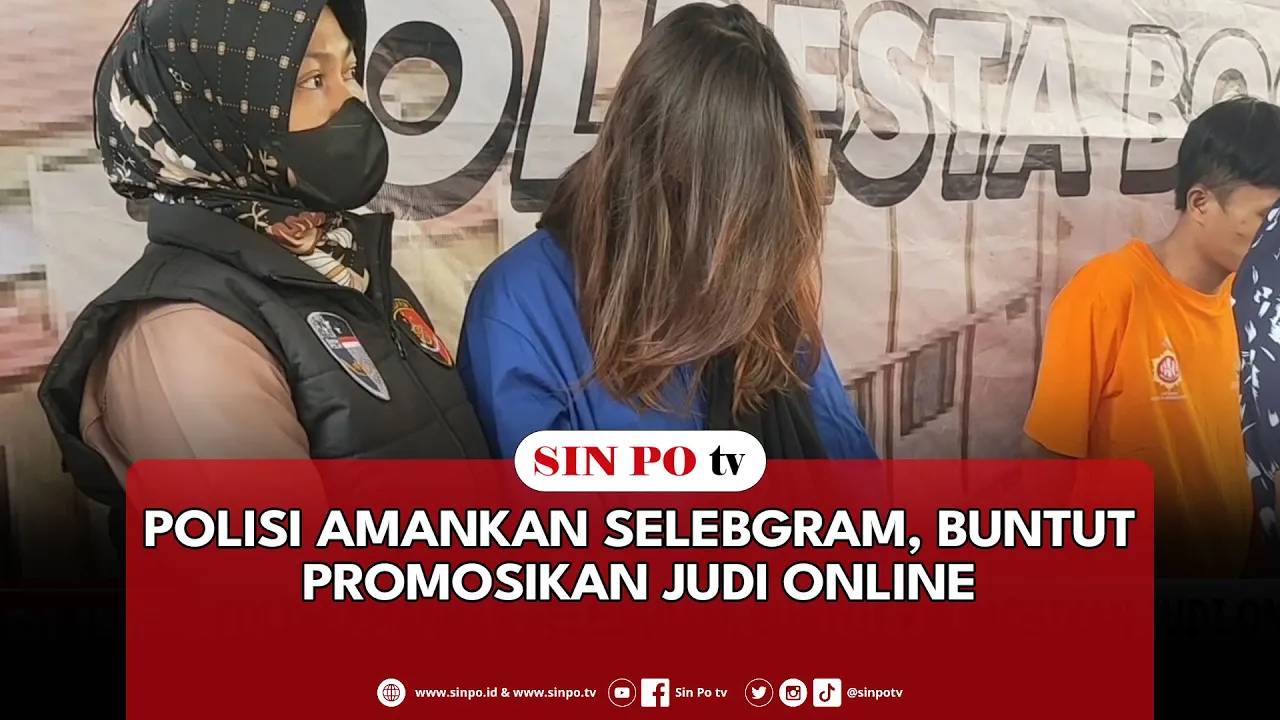 Polisi Amankan Selebgram, Buntut Promosikan Judi Online