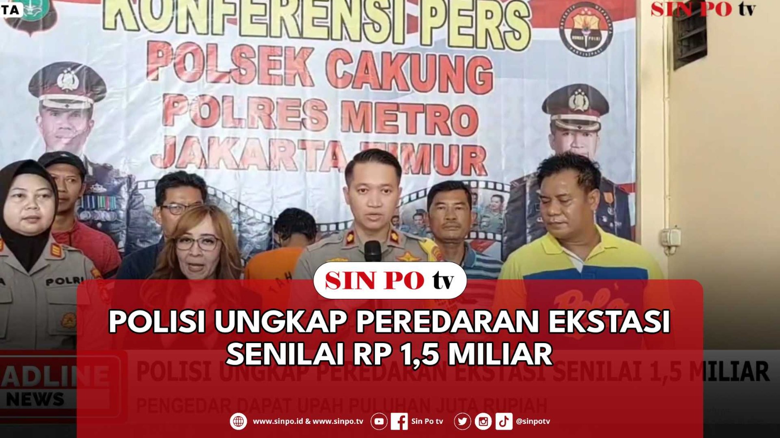 Polisi Ungkap Peredaran Ekstasi Senilai Rp 1,5 Miliar