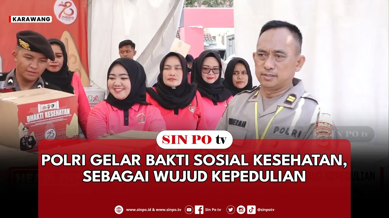 Polri Gelar Bakti Sosial Kesehatan, Sebagai Wujud Kepedulian