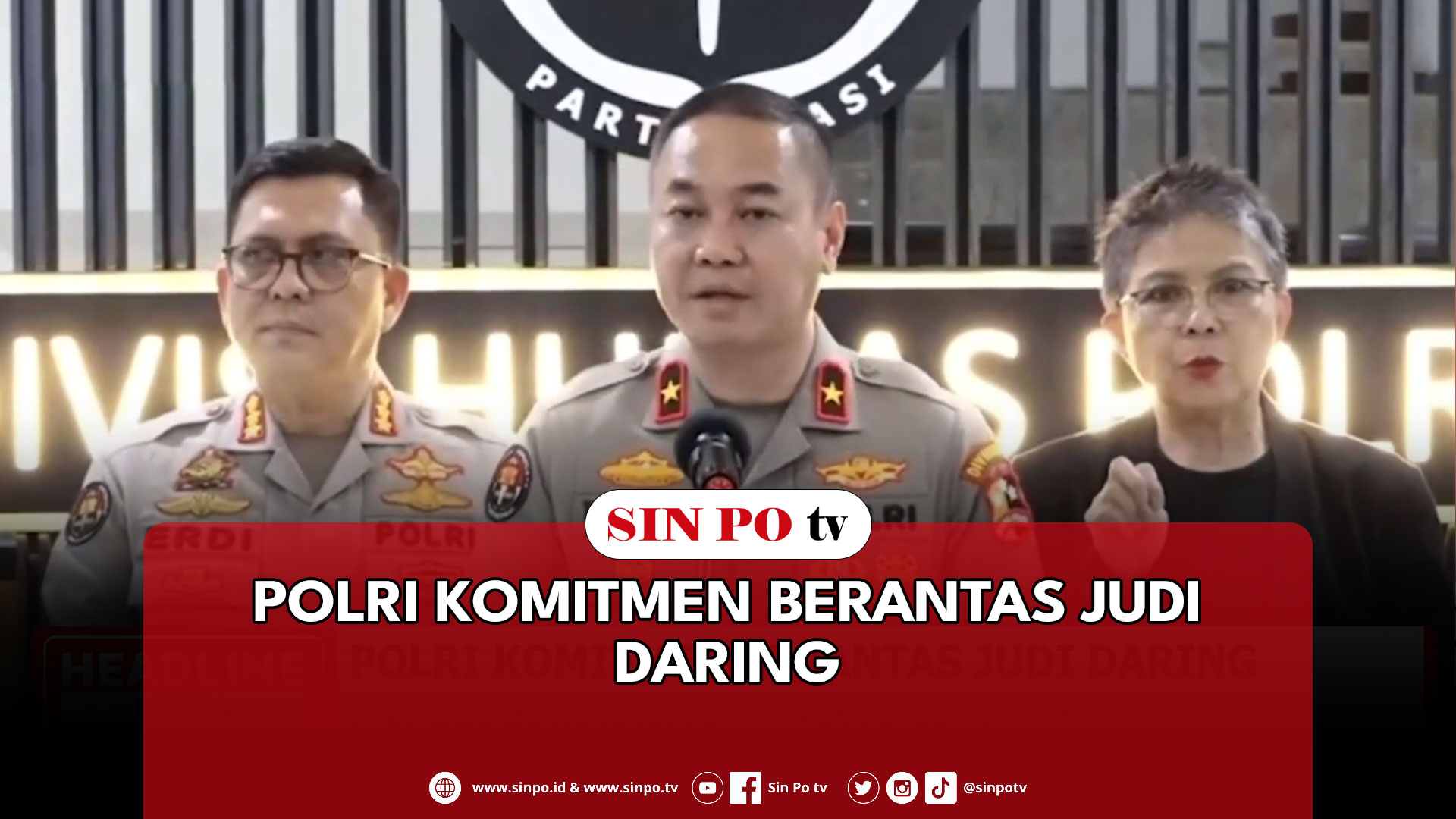 Polri Komitmen Berantas Judi Daring