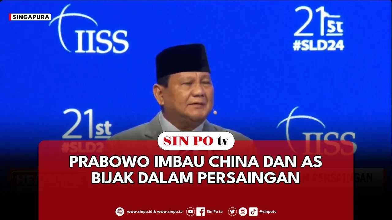 Prabowo Imbau China Dan AS Bijak Dalam Persaingan