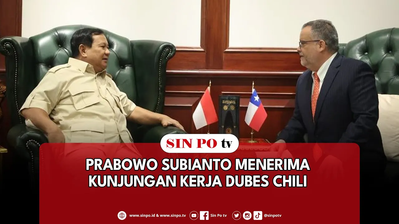 Prabowo Subianto Menerima Kunjungan Kerja Dubes Chili