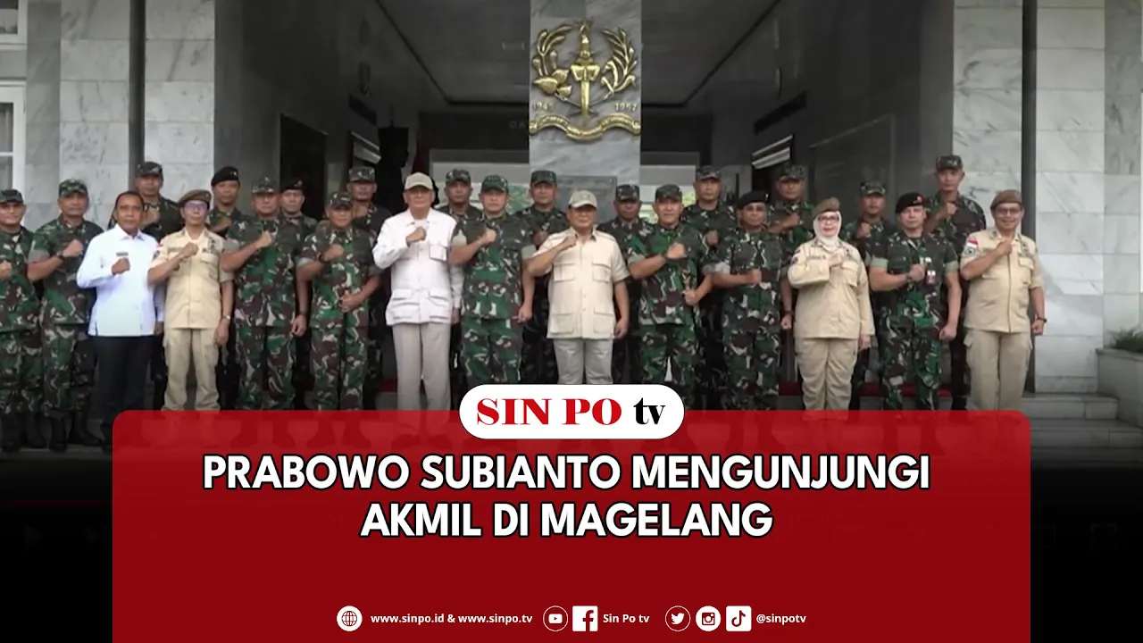 Prabowo Subianto Mengunjungi Akmil Di Magelang