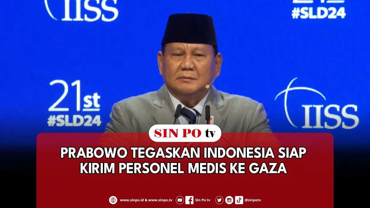 Prabowo Tegaskan Indonesia Siap Kirim Personel Medis Ke Gaza
