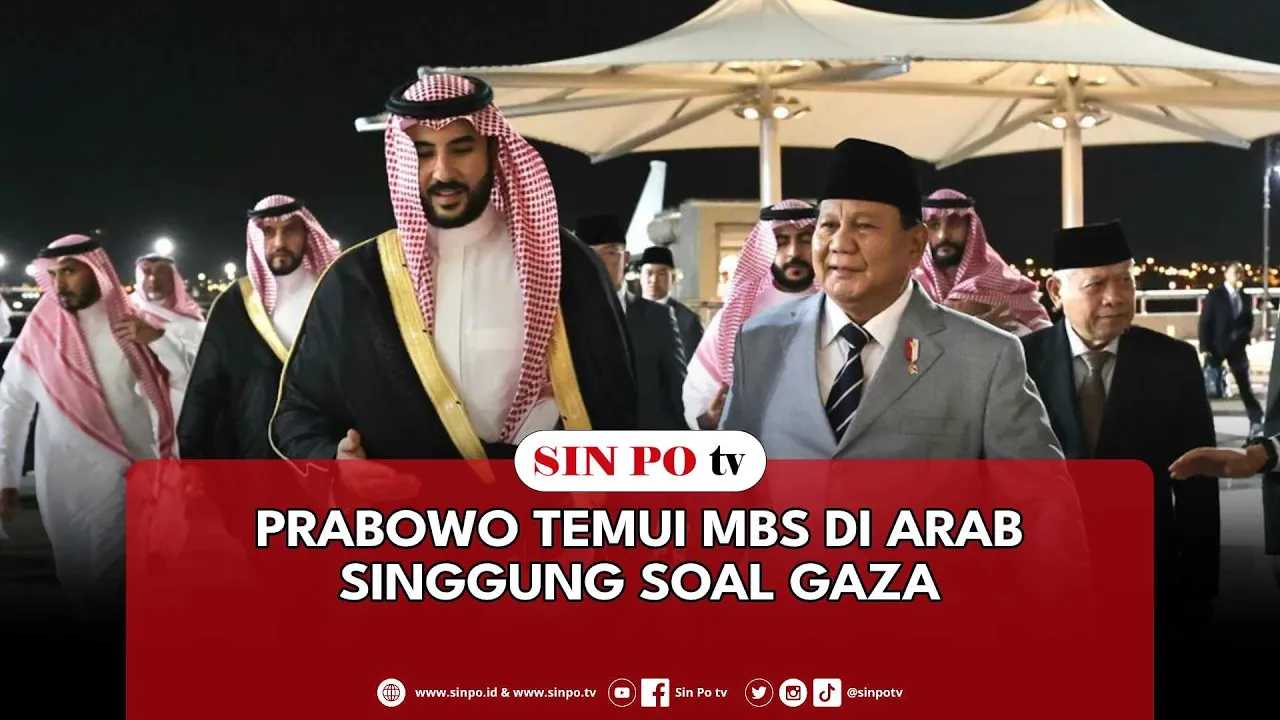 Prabowo Temui MBS Di Arab Singgung Soal Gaza