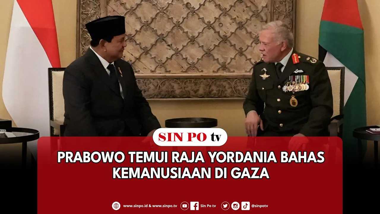 Prabowo Temui Raja Yordania Bahas Kemanusiaan Di Gaza