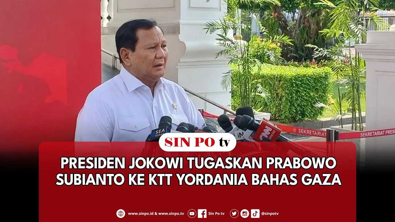 Presiden Jokowi Tugaskan Prabowo Subianto Ke KTT Yordania Bahas Gaza