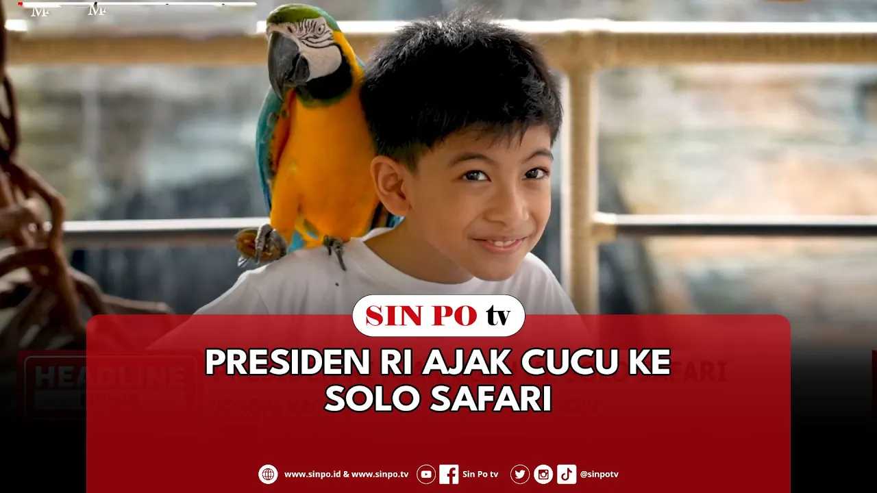 Presiden RI Ajak Cucu Ke Solo Safari