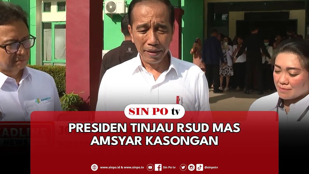 Presiden Tinjau RSUD Mas Amsyar Kasongan