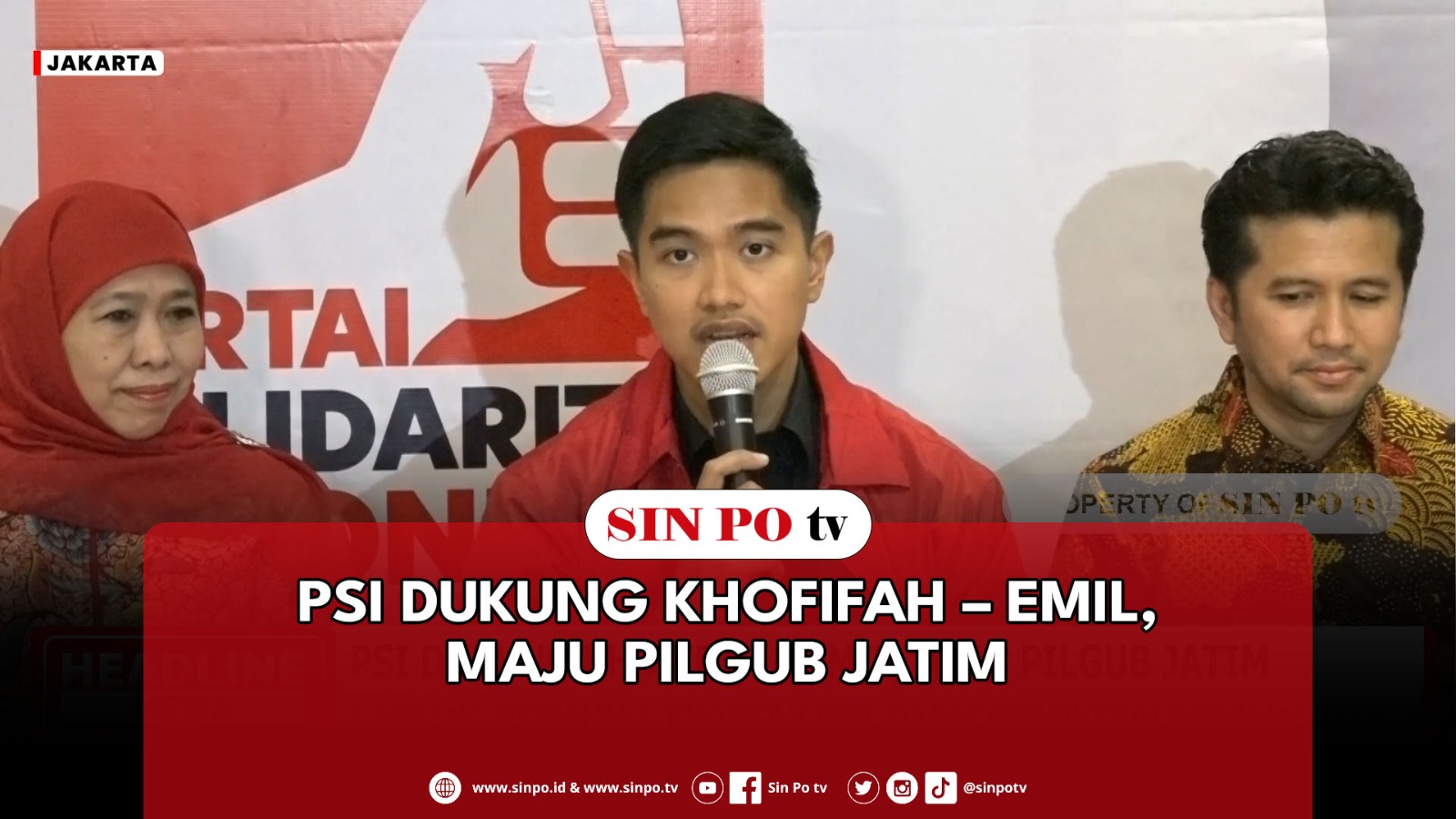 PSI Dukung Khofifah – Emil, Maju Pilgub Jatim
