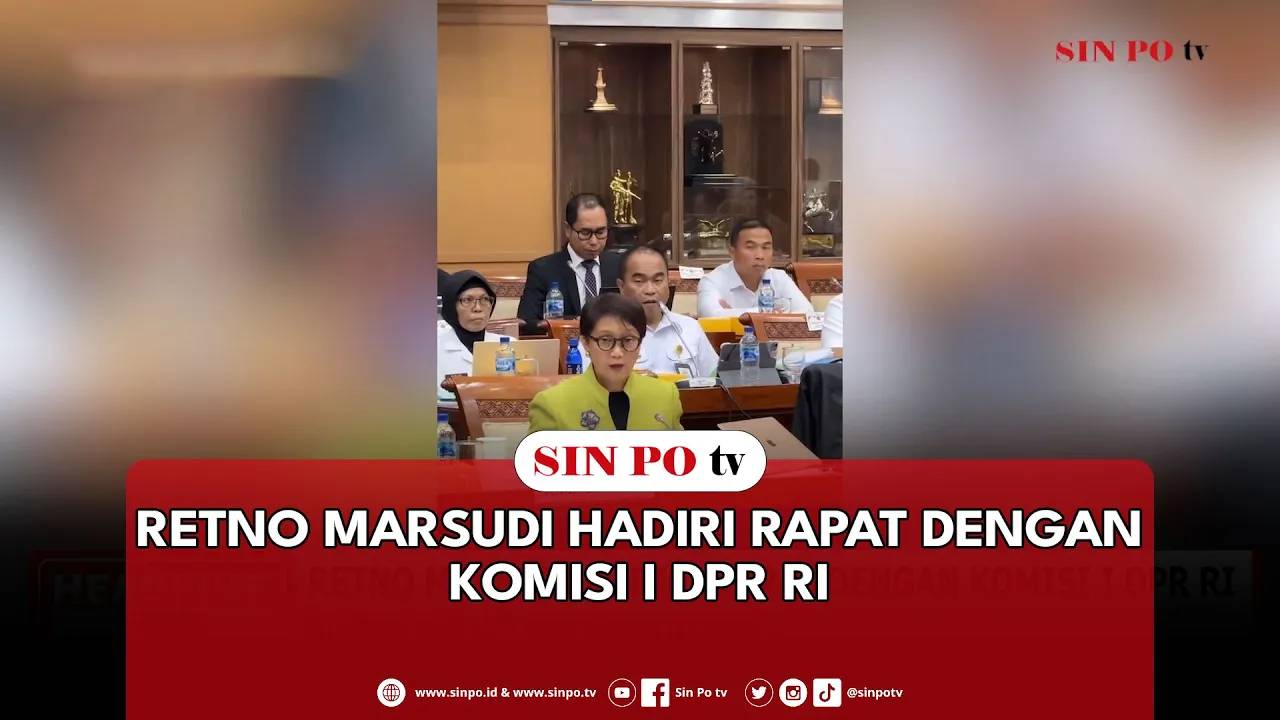 Retno Marsudi Hadiri Rapat Dengan Komisi I DPR RI