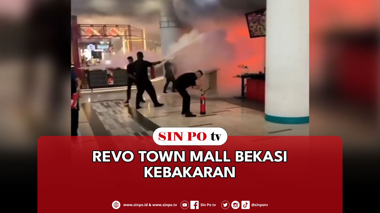 Revo Town Mall Bekasi Kebakaran