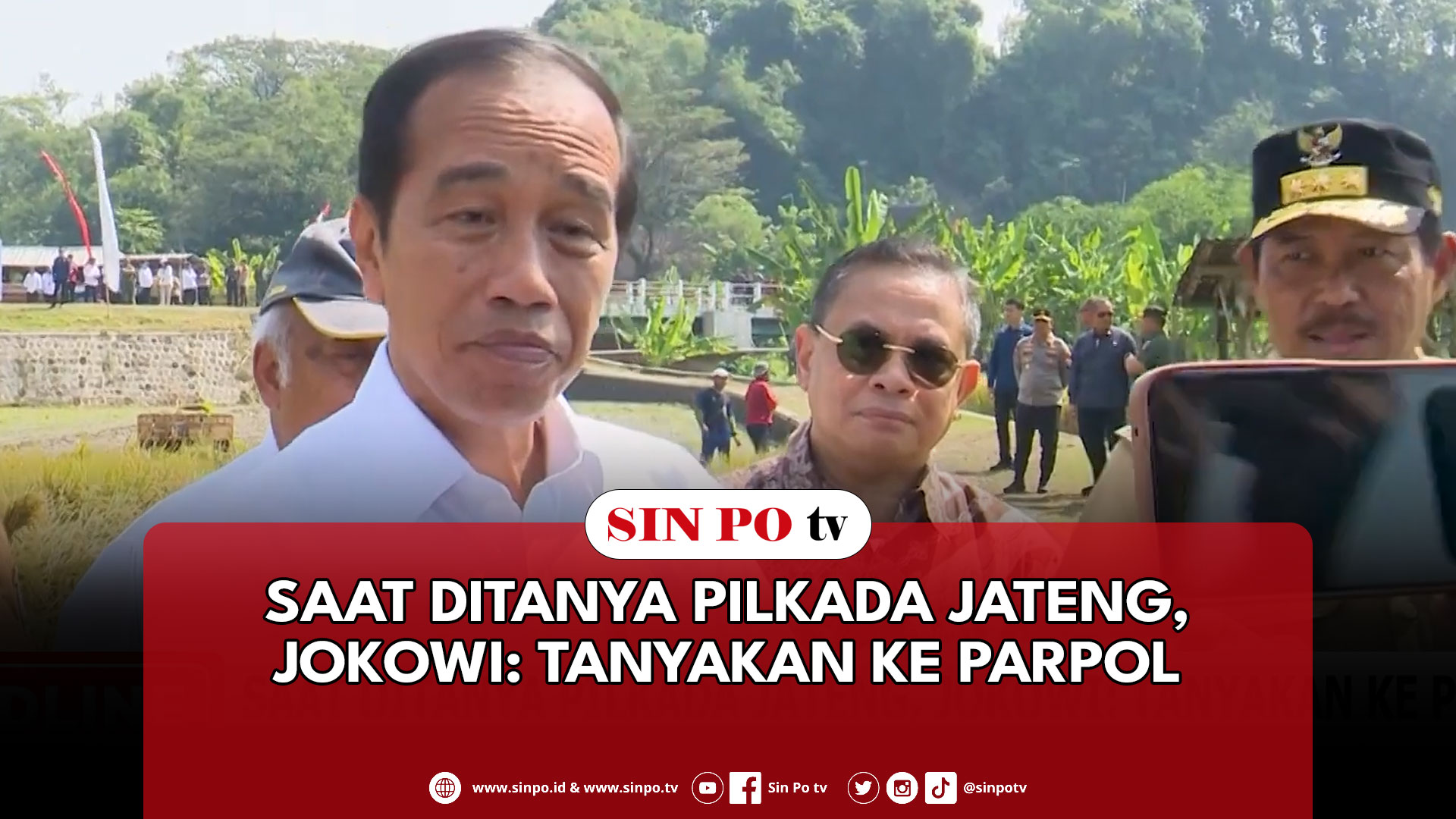 Saat Ditanya Pilkada Jateng, Jokowi: Tanyakan Ke Parpol