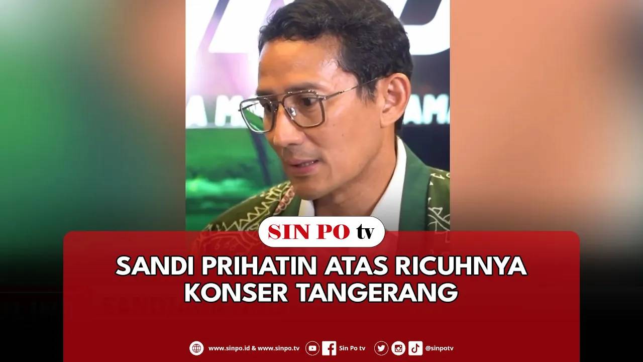 Sandi Prihatin Atas Ricuhnya Konser Tangerang