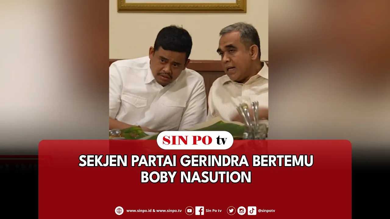 Sekjen Partai Gerindra Bertemu Bobby Nasution