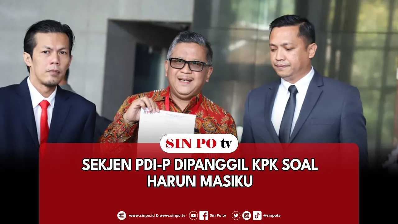 Sekjen PDI-P Dipanggil KPK Soal Harun Masiku