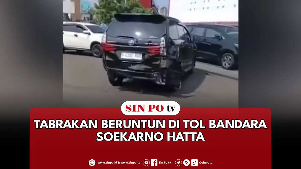 Tabrakan Beruntun Di Tol Bandara Soekarno Hatta