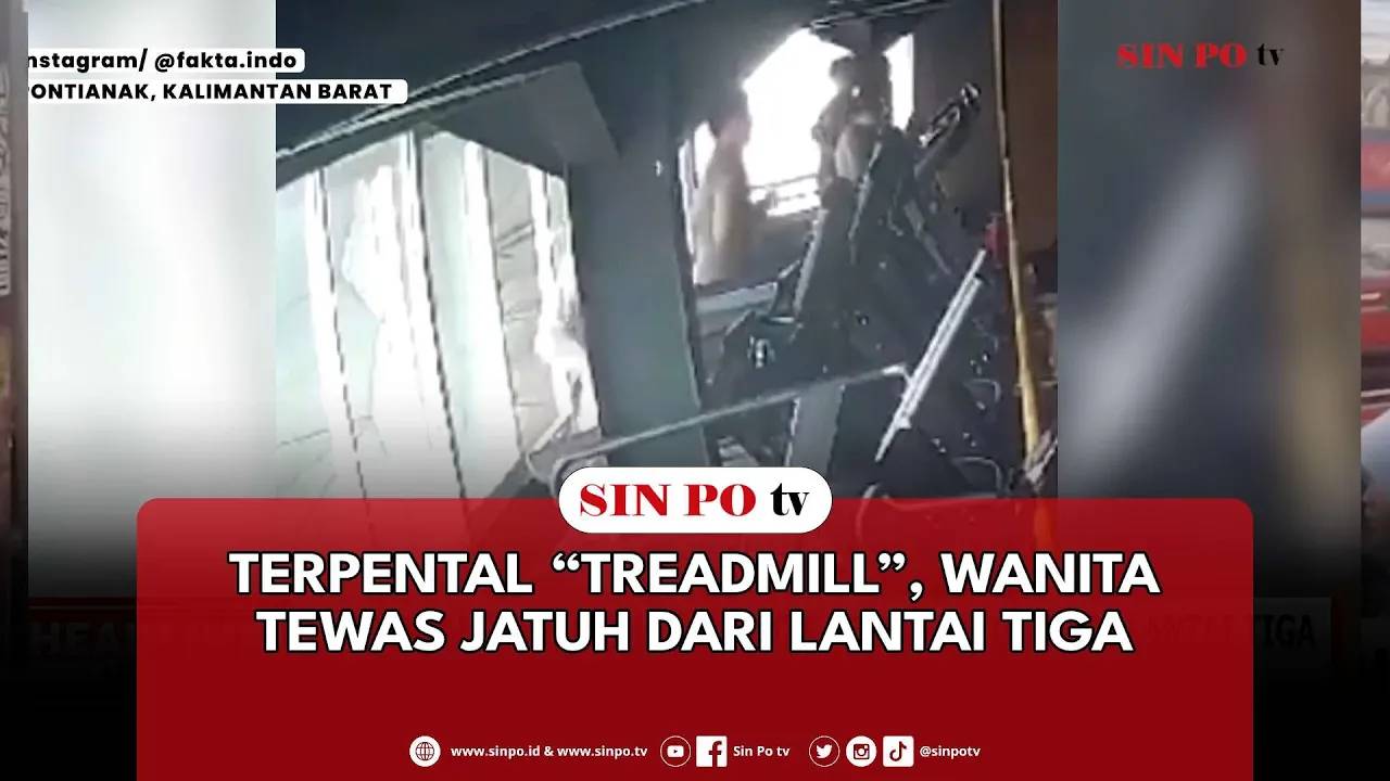 Terpental “Treadmill”, Wanita Tewas Jatuh Dari Lantai Tiga