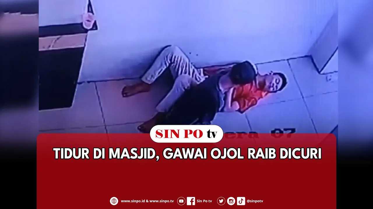 Tidur Di Masjid, Gawai Ojol Raib Dicuri