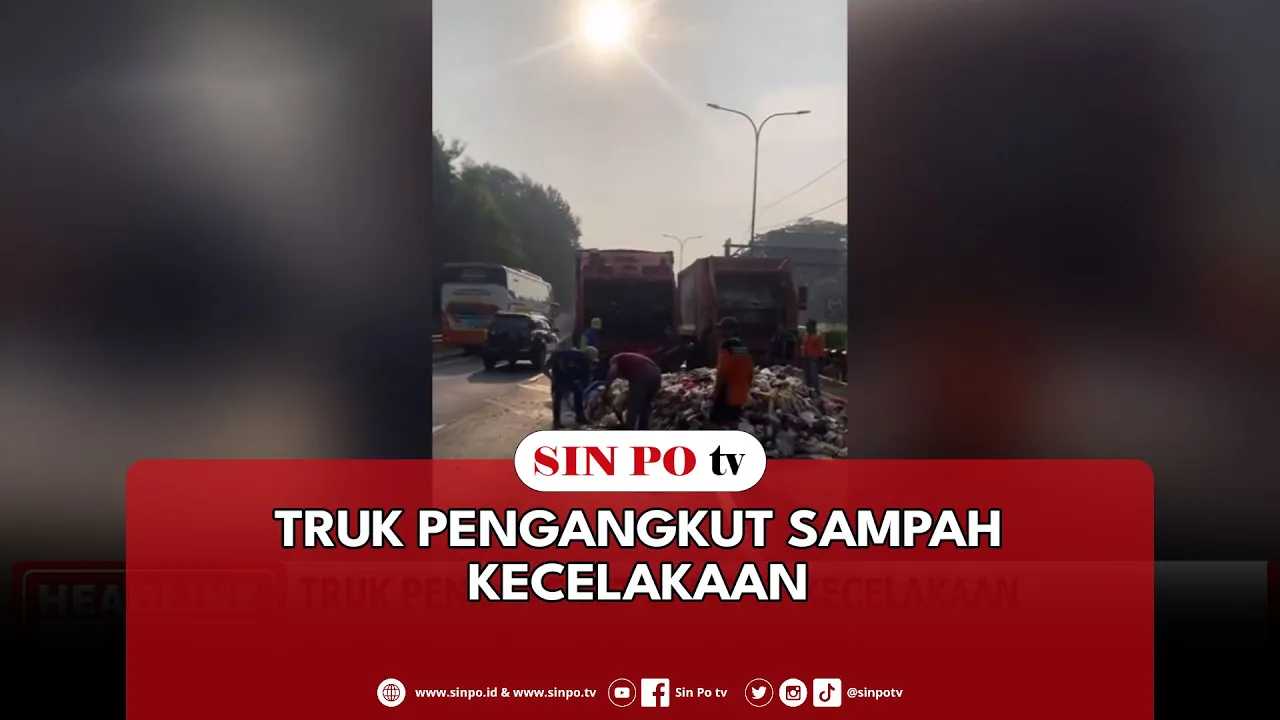 Truk Pengangkut Sampah Kecelakaan