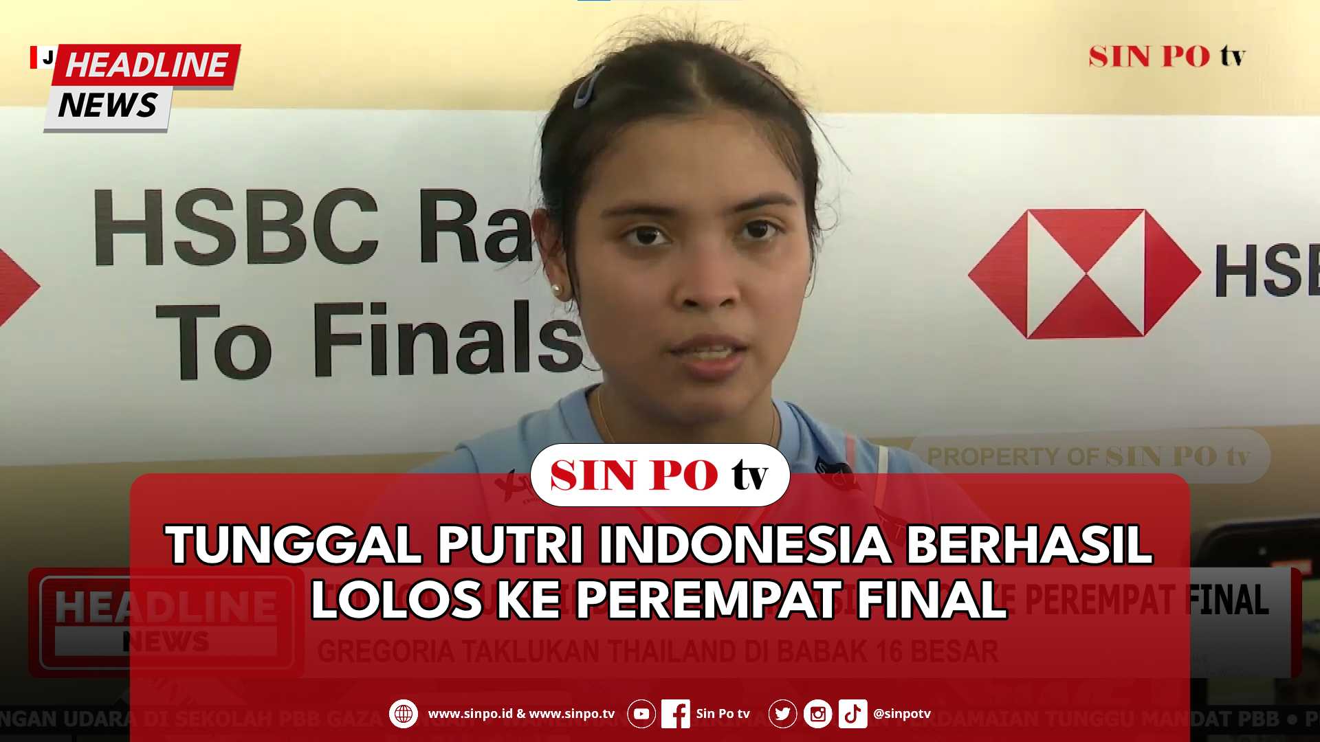 Tunggal Putri Indonesia Berhasil Lolos Ke Perempat Final