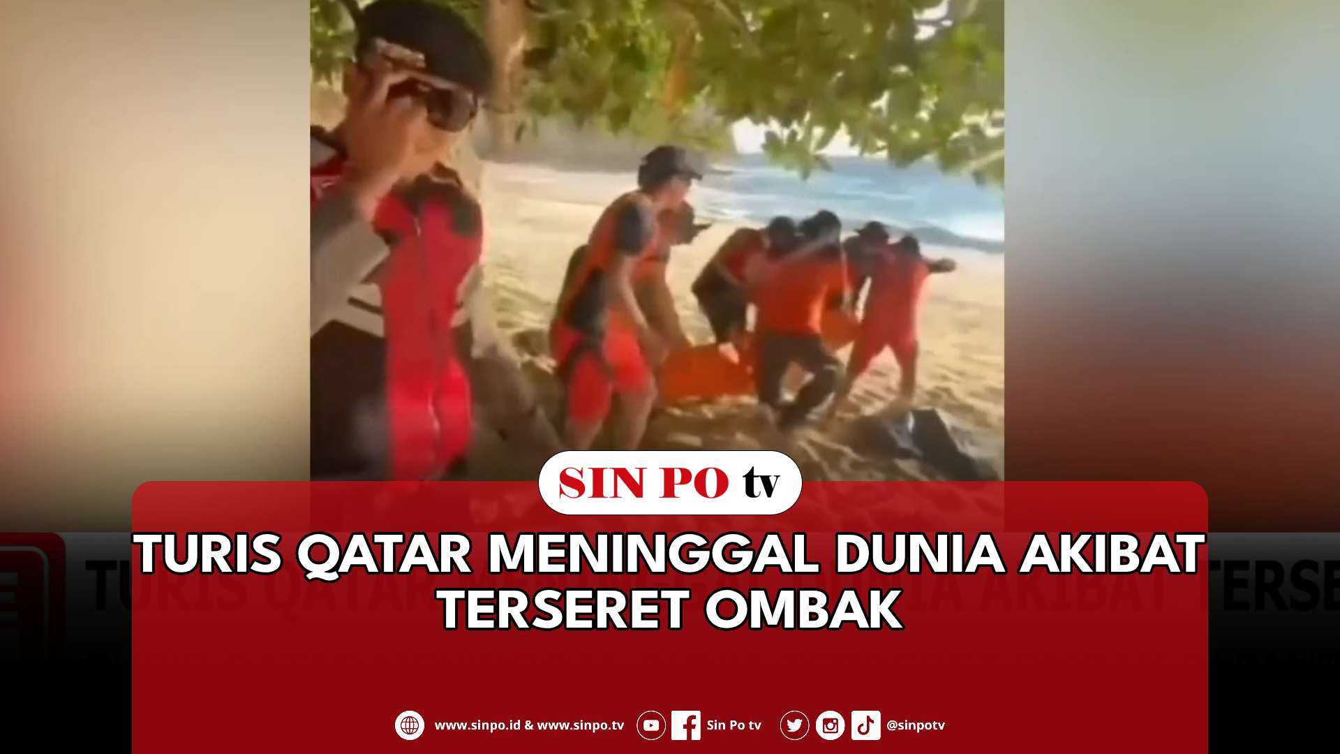 Turis Qatar Meninggal Dunia Akibat Terseret Ombak