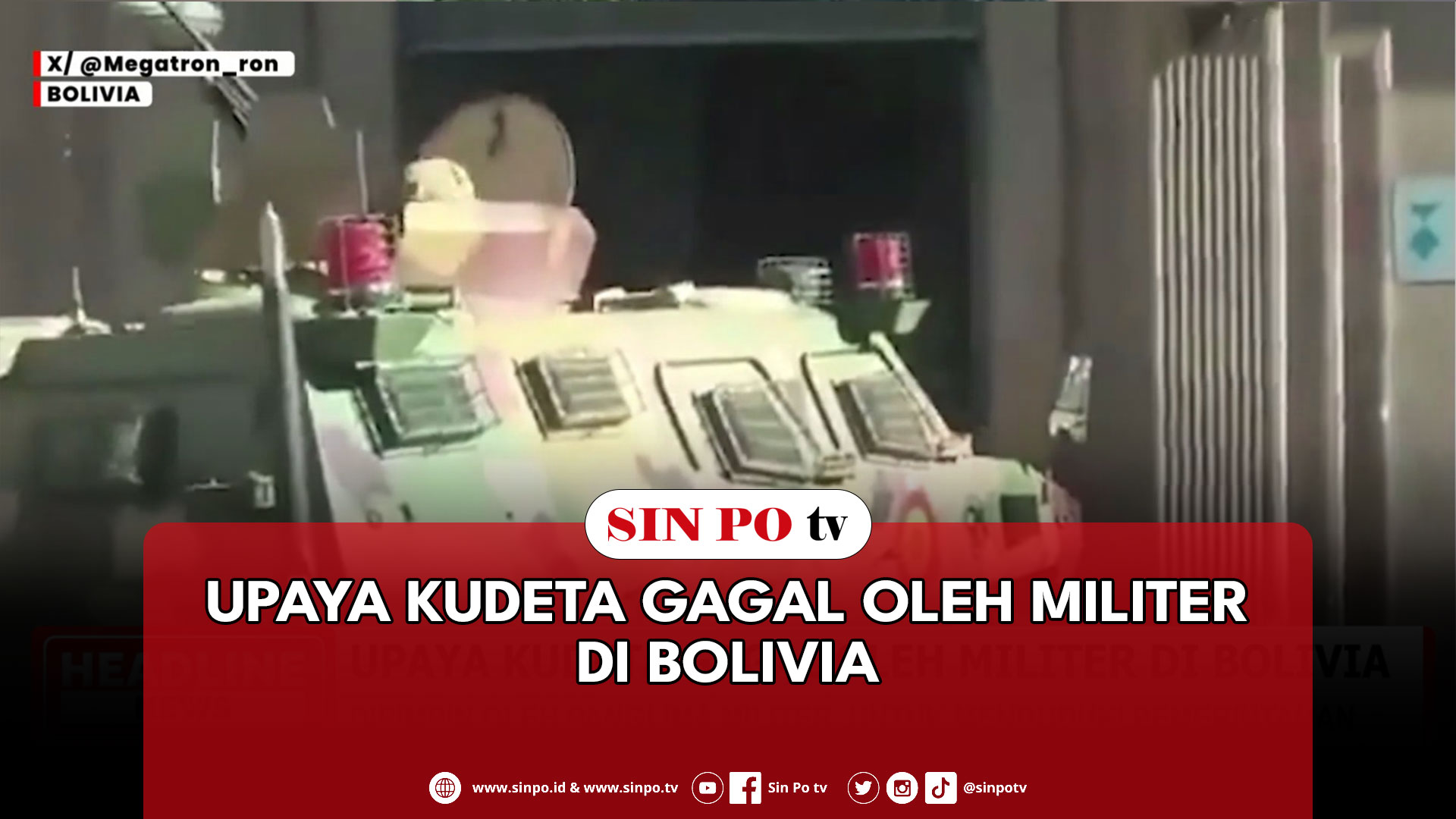 Upaya Kudeta Gagal Oleh Militer Di Bolivia