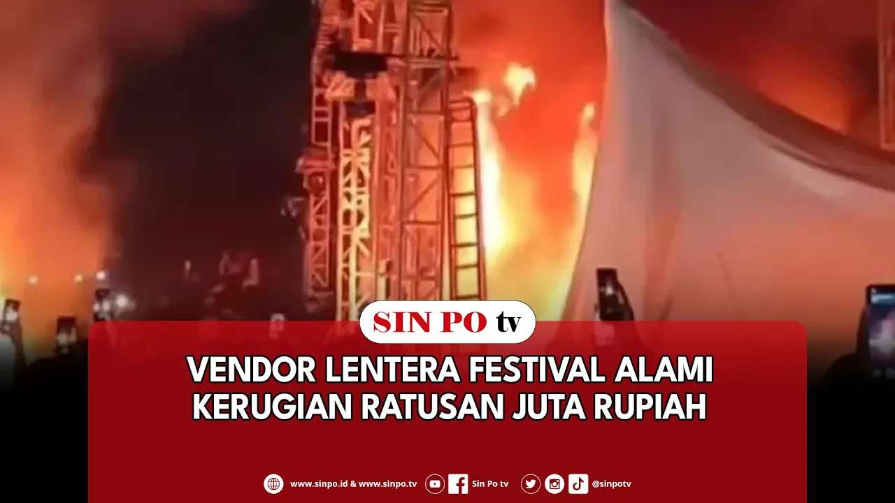 Vendor Lentera Festival Alami Kerugian Ratusan Juta Rupiah