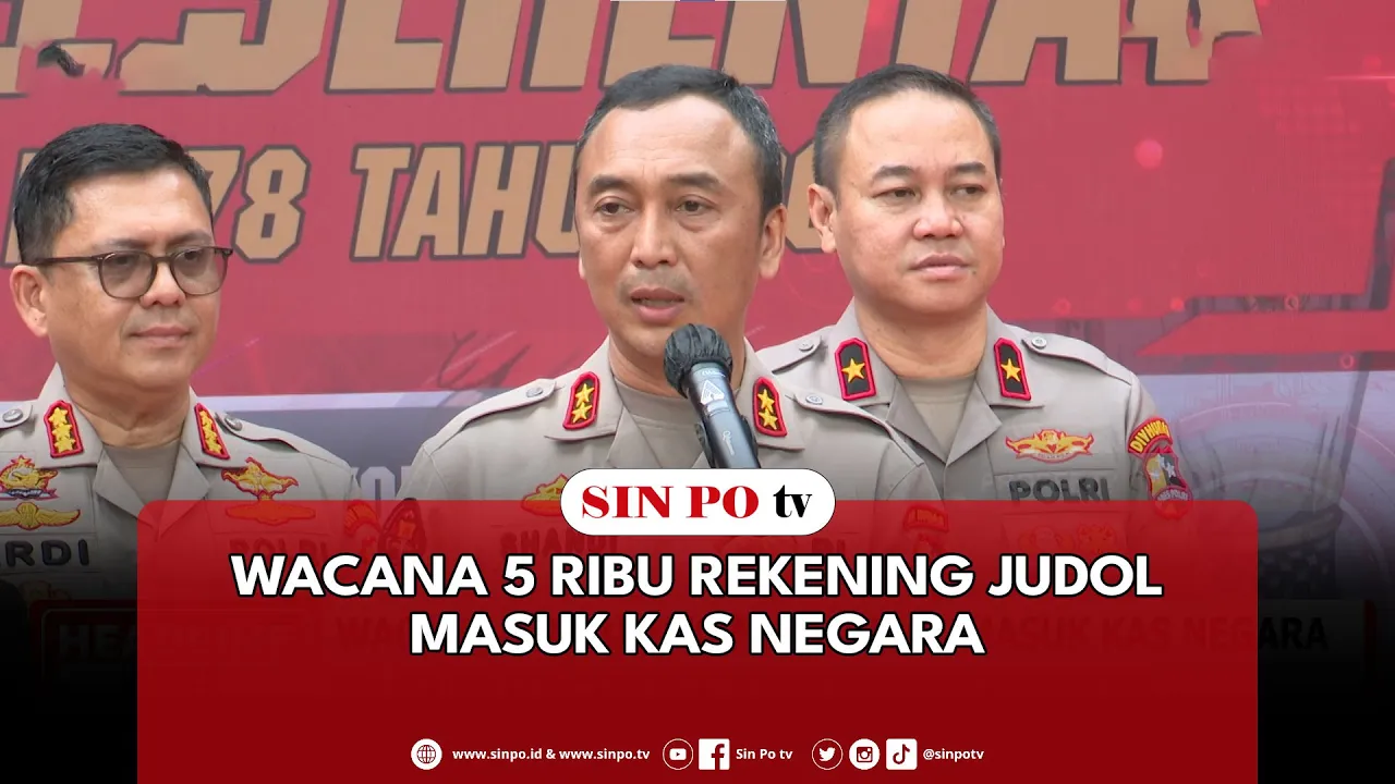 Wacana 5 Ribu Rekening Judol Masuk Kas Negara