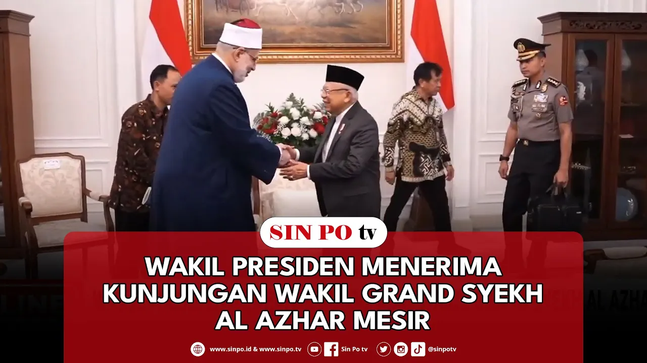 Wakil Presiden Menerima Kunjungan Wakil Grand Syekh Al Azhar Mesir