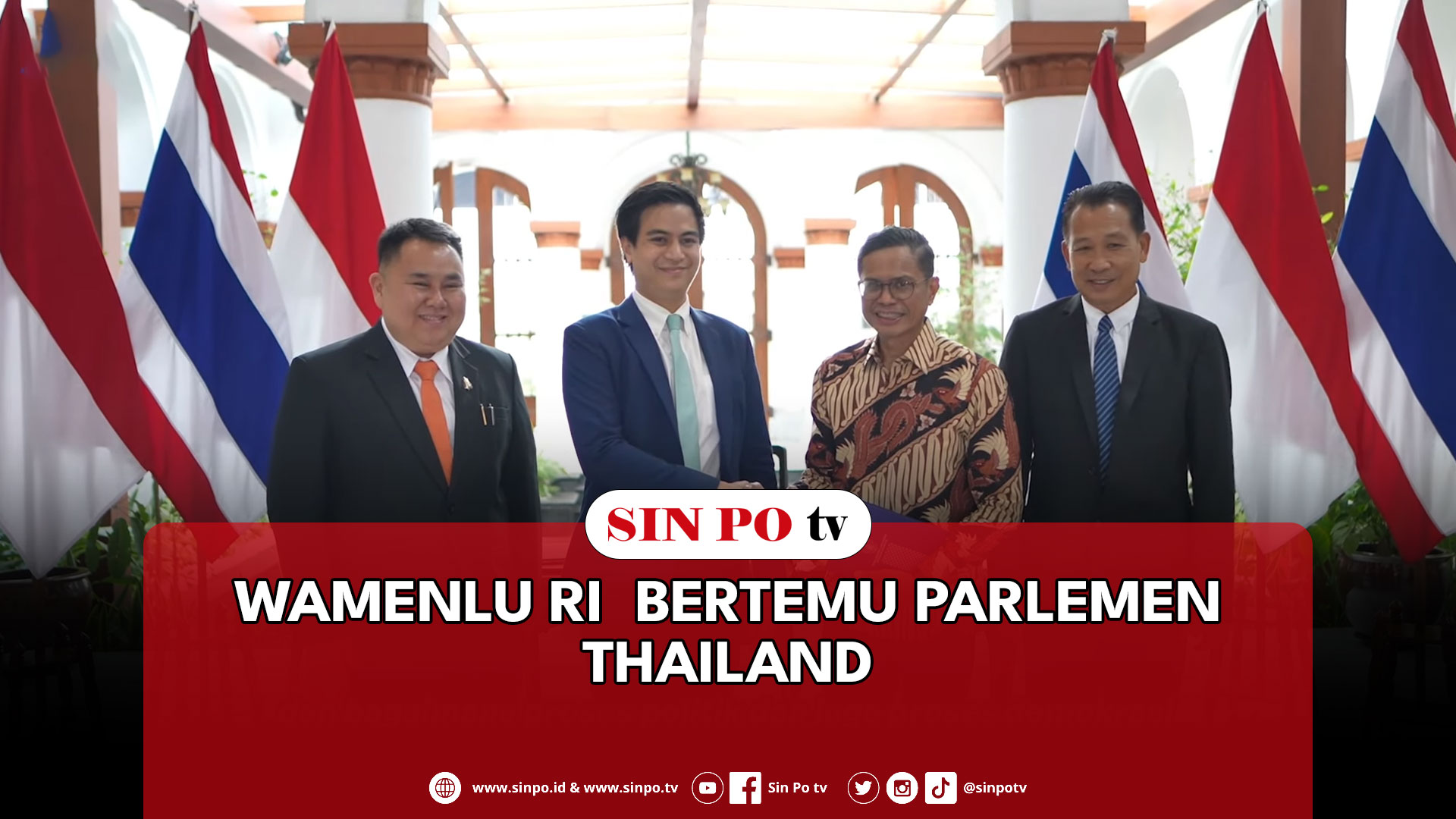 Wamenlu RI Bertemu Parlemen Thailand