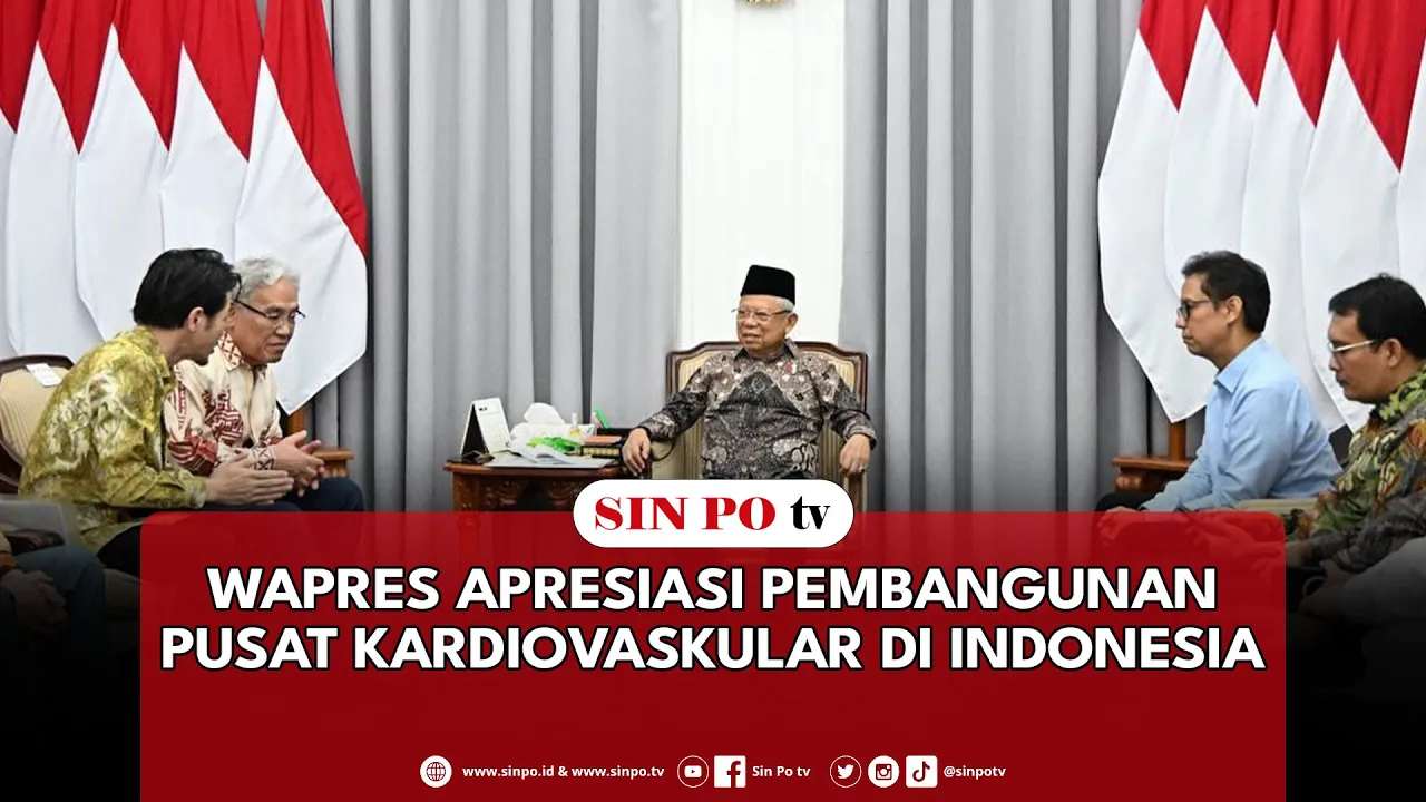 Wapres Apresiasi Pembangunan Pusat Kardiovaskular Di Indonesia