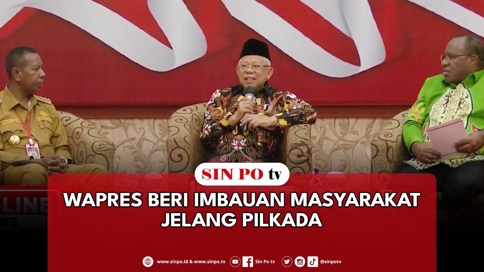 Wapres Beri Imbauan Masyarakat Jelang Pilkada