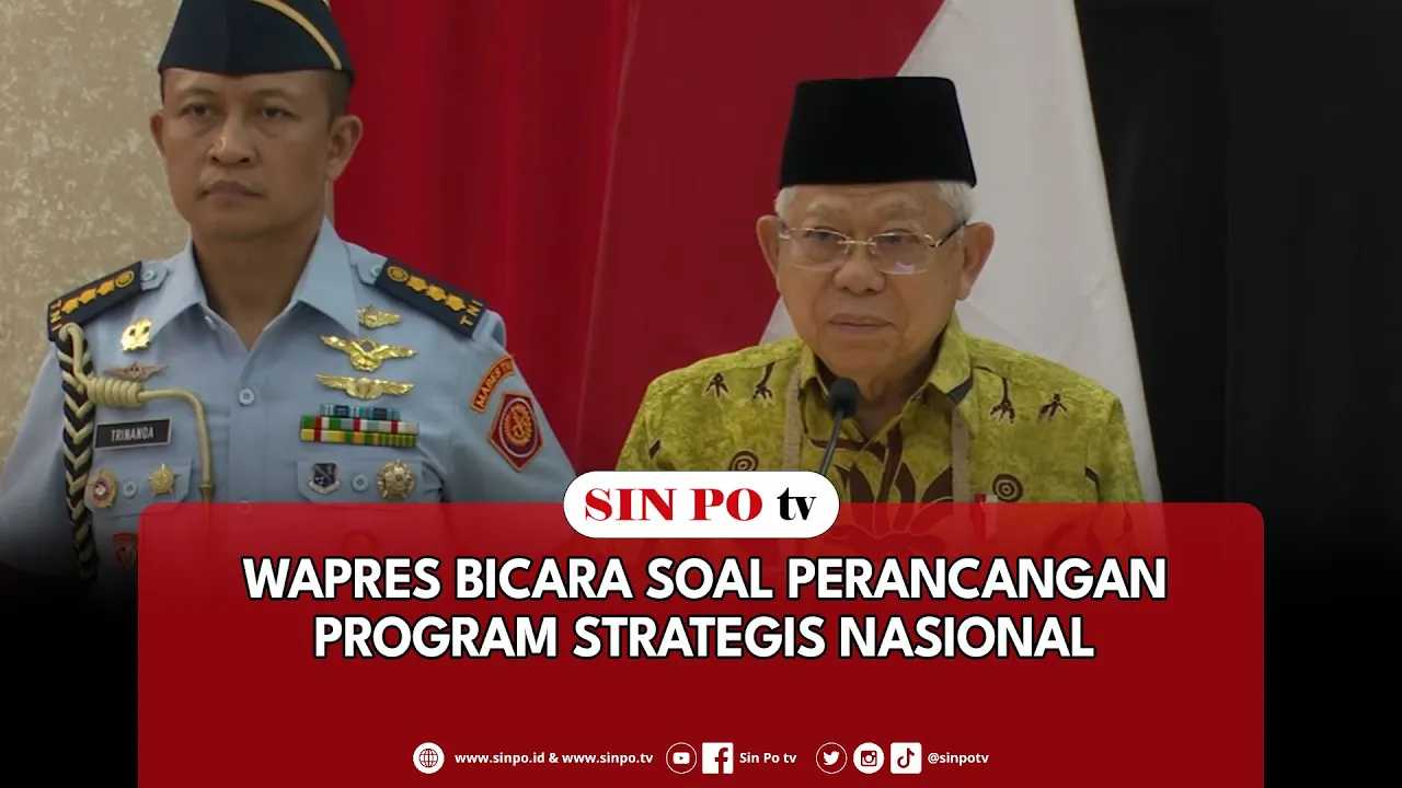 Wapres Bicara Soal Perancangan Program Strategis Nasional