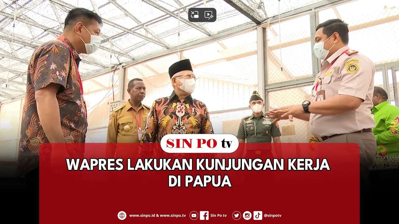 Wapres Lakukan Kunjungan Kerja Di Papua