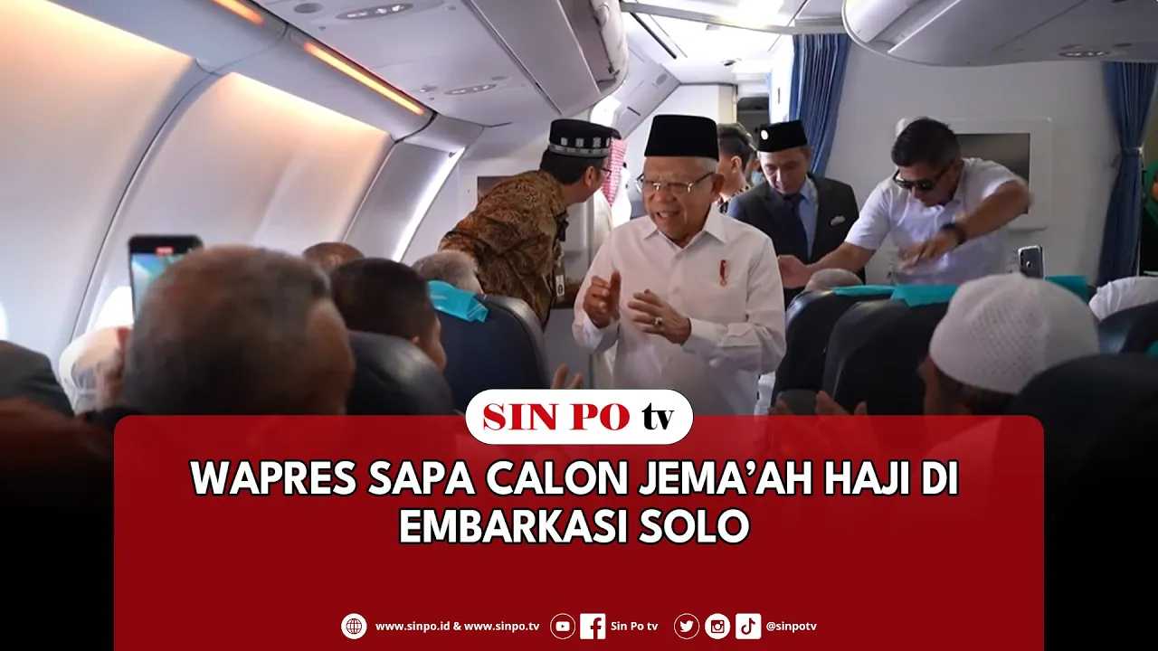 Wapres Sapa Calon Jema’ah Haji Di Embarkasi Solo