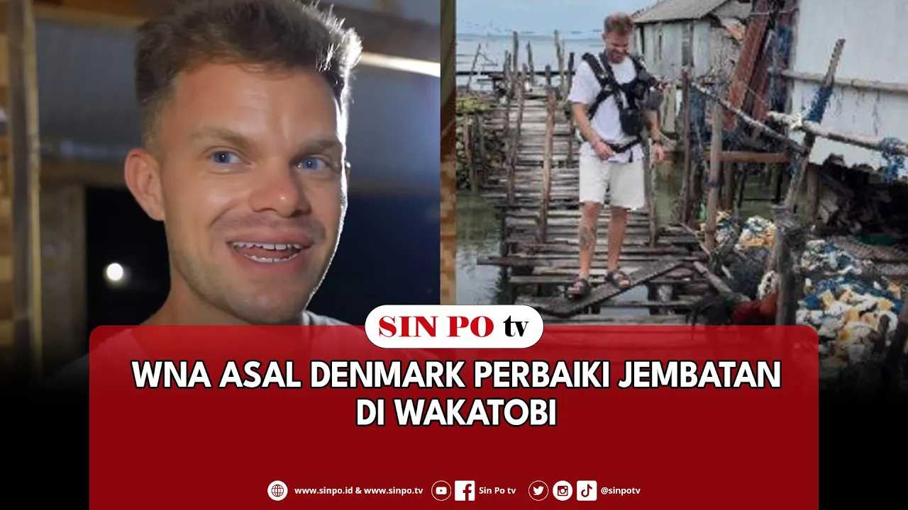 WNA Asal Denmark Perbaiki Jembatan Di Wakatobi
