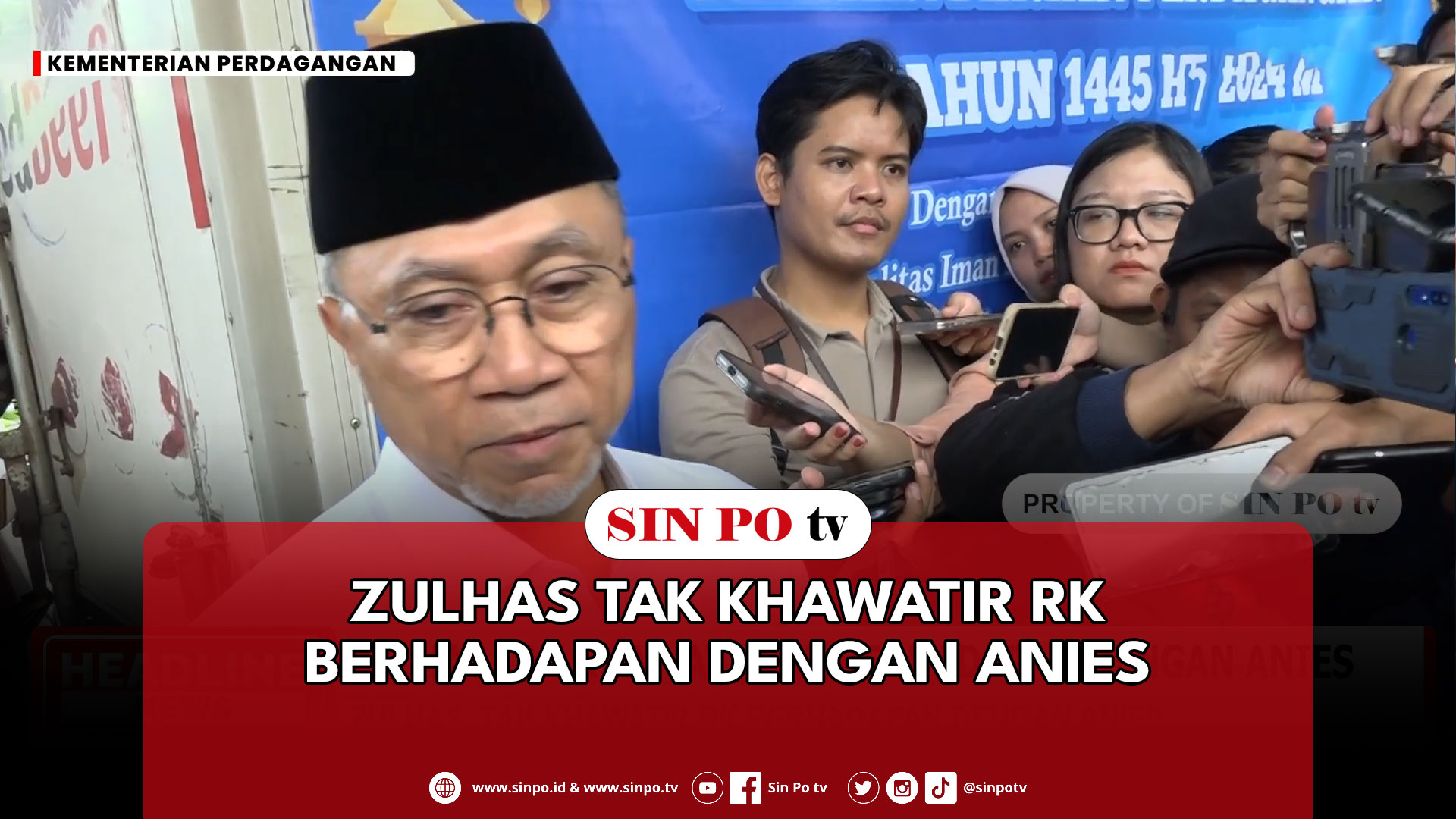 Zulhas Tak Khawatir Rk Berhadapan Dengan Anies