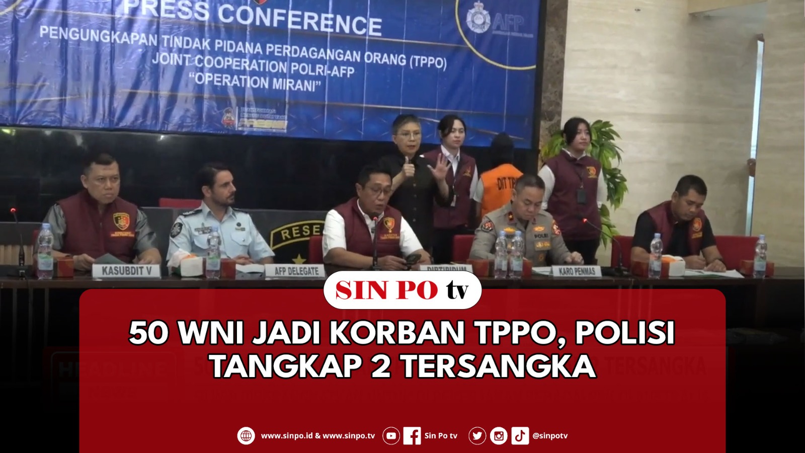 50 WNI Jadi Korban TPPO, Polisi Tangkap 2 Tersangka