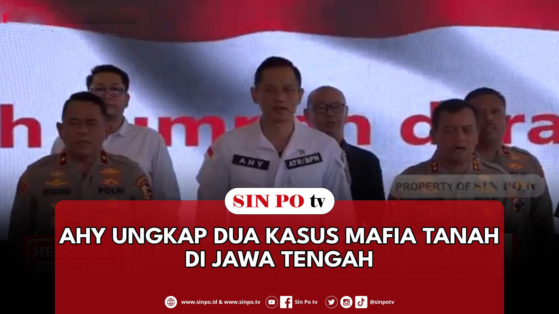 AHY Ungkap Dua Kasus Mafia Tanah Di Jawa Tengah