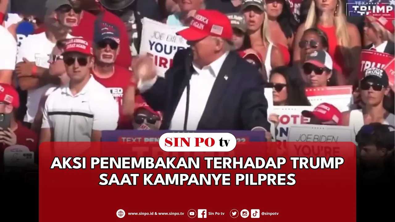 Aksi Penembakan Terhadap Trump Saat Kampanye Pilpres