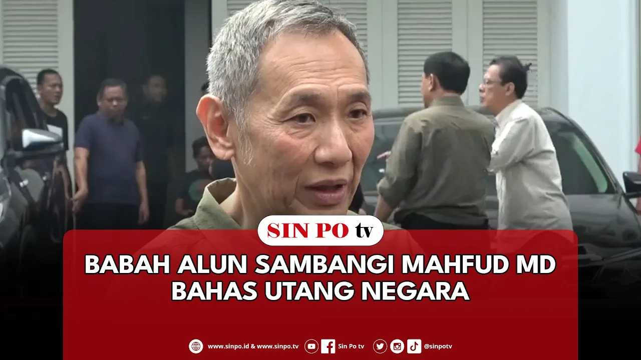 Babah Alun Sambangi Mahfud MD Bahas Utang Negara