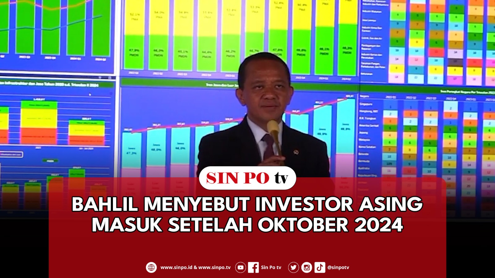 Bahlil Menyebut Investor Asing Masuk Setelah Oktober 2024