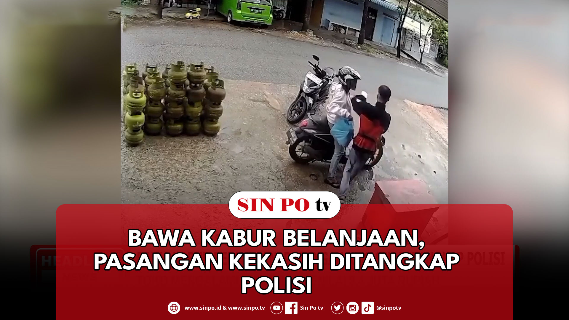 Bawa Kabur Belanjaan, Pasangan Kekasih Ditangkap Polisi