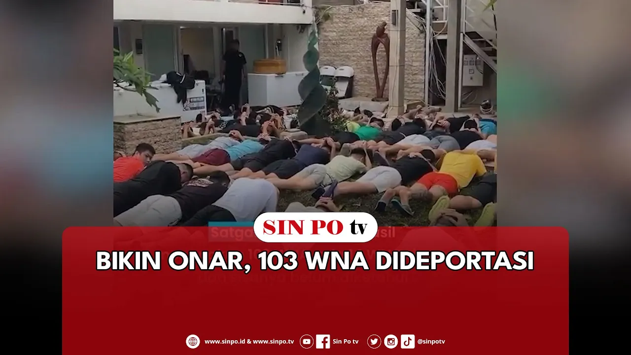 Bikin Onar, 103 WNA Dideportasi