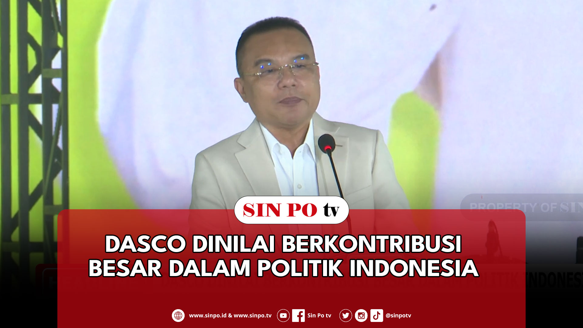 Dasco Dinilai Berkontribusi Besar Dalam Politik Indonesia