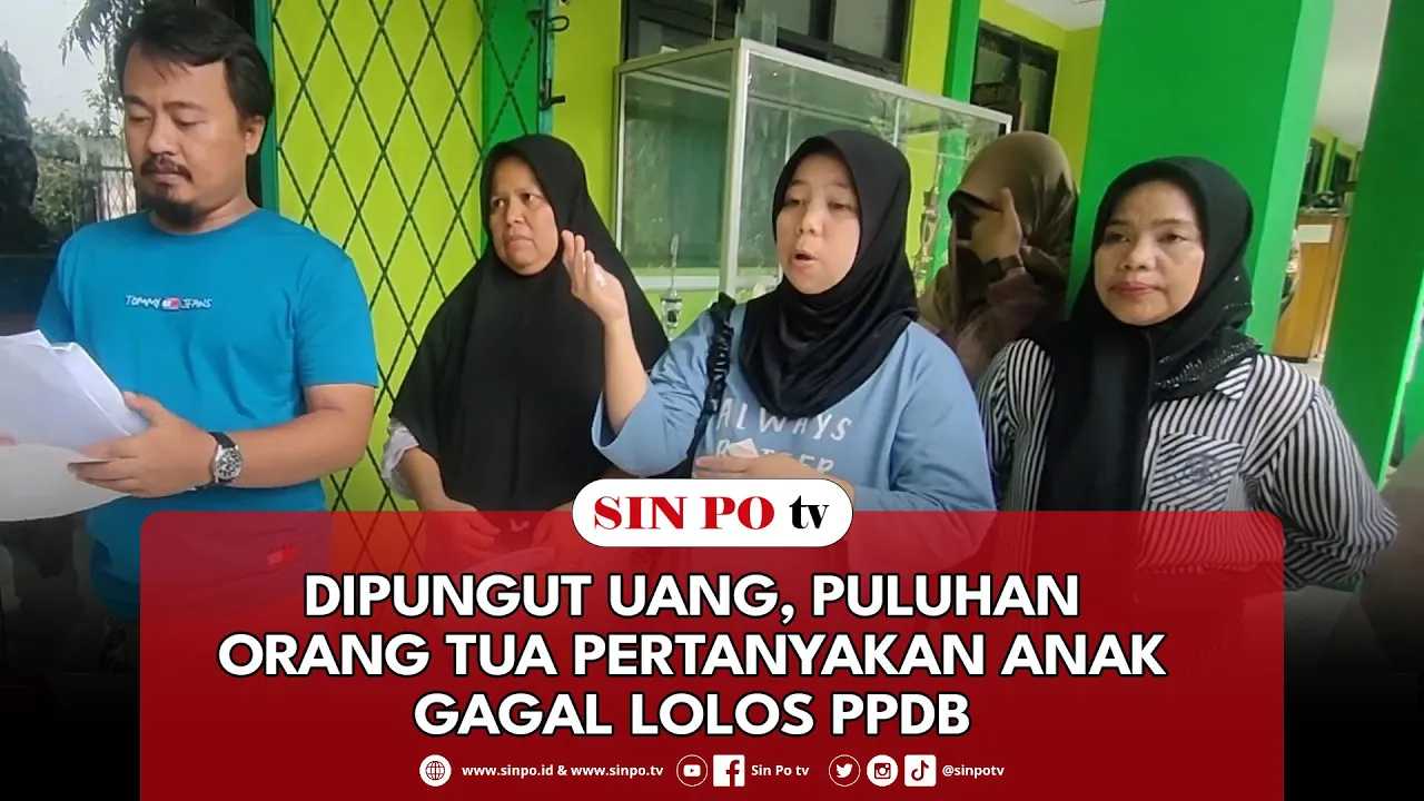 Dipungut Uang, Puluhan Orang Tua Pertanyakan Anak Gagal Lolos PPDB