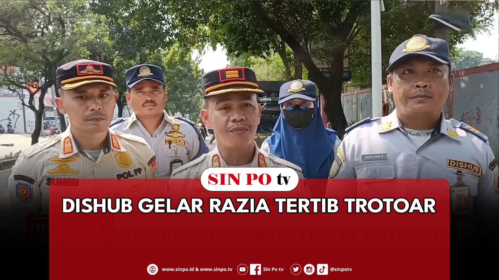 Dishub Gelar Razia Tertib Trotoar