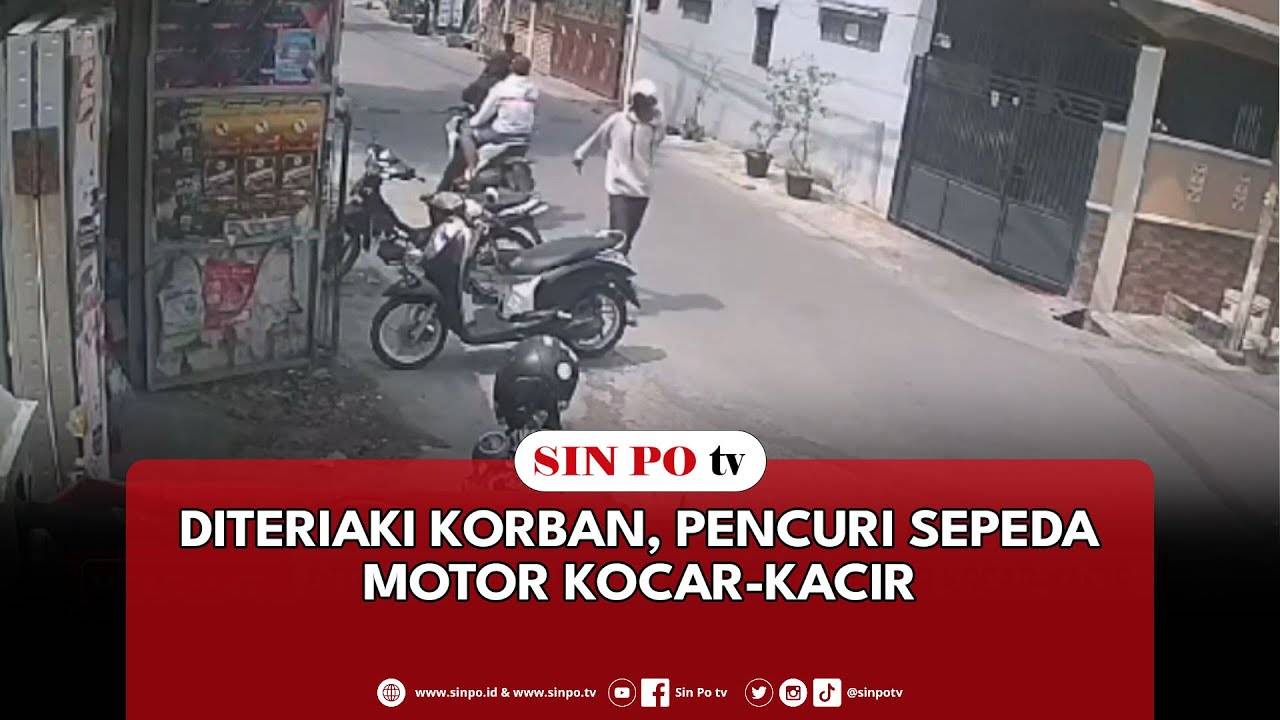 Diteriaki Korban, Pencuri Sepeda Motor Kocar-Kacir